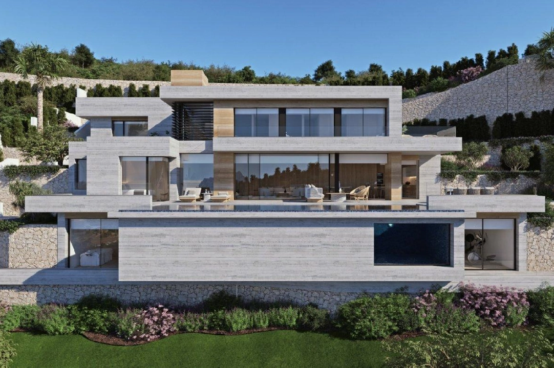 villa en Benissa en venta, superficie 474 m², ano de construccion 2021, aire acondicionado, parcela 1565 m², 4 dormitorios, 4 banos, piscina, ref.: AM-11597DA-7