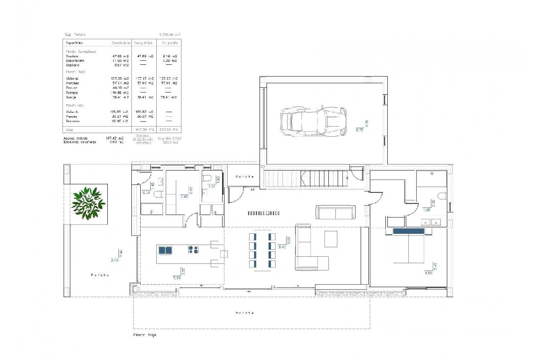 villa en Calpe en venta, superficie 430 m², ano de construccion 2022, aire acondicionado, parcela 1550 m², 5 dormitorios, 4 banos, piscina, ref.: AM-11710DA-6