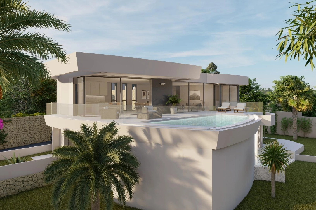 villa en Calpe en venta, superficie 273 m², ano de construccion 2022, aire acondicionado, parcela 805 m², 4 dormitorios, 4 banos, piscina, ref.: AM-11772DA-1