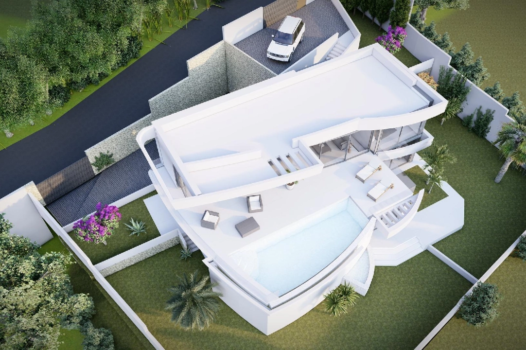 villa en Calpe en venta, superficie 273 m², ano de construccion 2022, aire acondicionado, parcela 805 m², 4 dormitorios, 4 banos, piscina, ref.: AM-11772DA-10