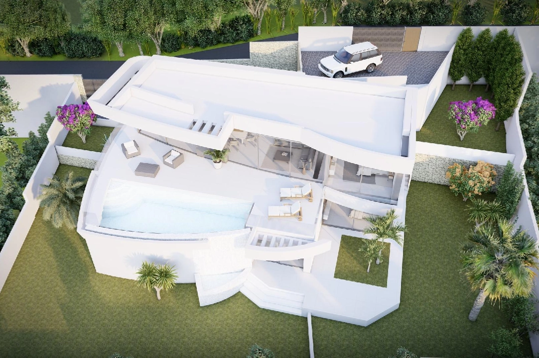 villa en Calpe en venta, superficie 273 m², ano de construccion 2022, aire acondicionado, parcela 805 m², 4 dormitorios, 4 banos, piscina, ref.: AM-11772DA-12