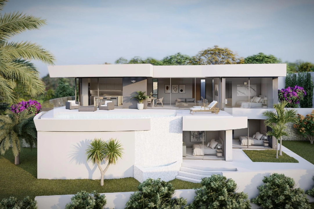 villa en Calpe en venta, superficie 273 m², ano de construccion 2022, aire acondicionado, parcela 805 m², 4 dormitorios, 4 banos, piscina, ref.: AM-11772DA-2