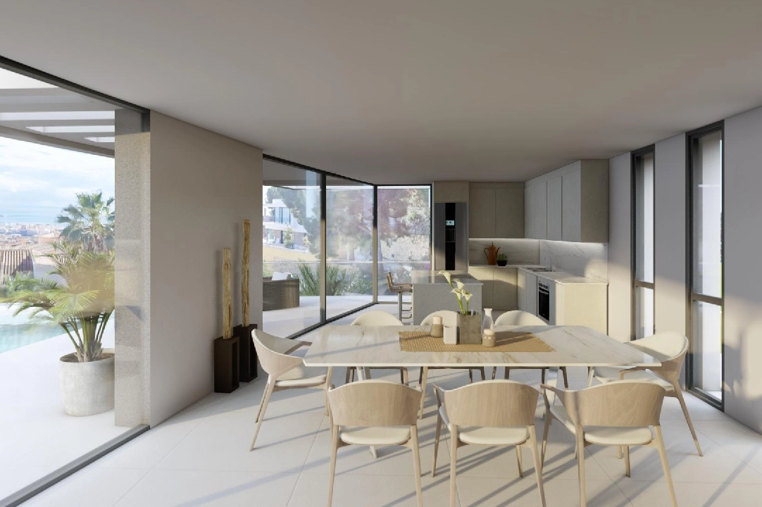 villa en Calpe en venta, superficie 273 m², ano de construccion 2022, aire acondicionado, parcela 805 m², 4 dormitorios, 4 banos, piscina, ref.: AM-11772DA-7