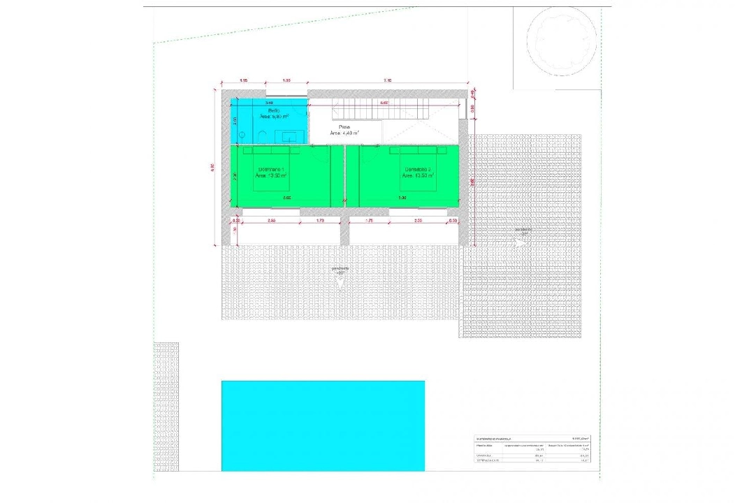 villa en Javea en venta, superficie 180 m², ano de construccion 2023, aire acondicionado, parcela 1005 m², 3 dormitorios, 2 banos, piscina, ref.: AM-11845DA-18