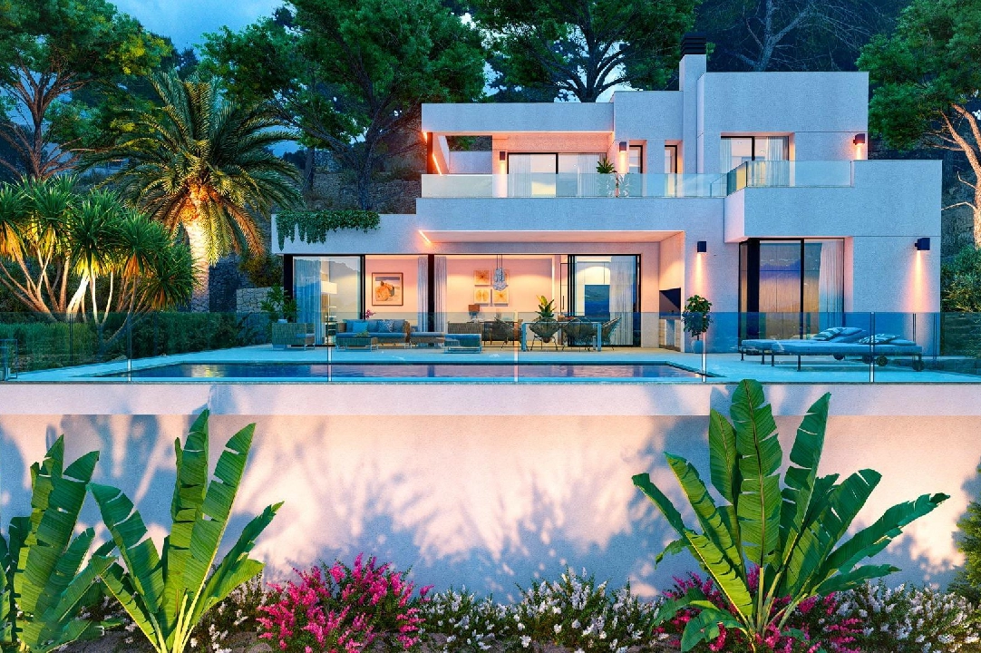 villa en Calpe en venta, superficie 209 m², ano de construccion 2024, aire acondicionado, parcela 1000 m², 3 dormitorios, 3 banos, piscina, ref.: AM-11967DA-3