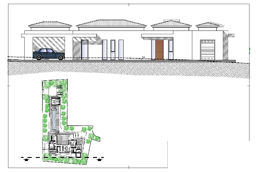 villa en Javea en venta, superficie 420 m², ano de construccion 2023, aire acondicionado, parcela 1741 m², 4 dormitorios, 5 banos, piscina, ref.: AM-12003DA-6