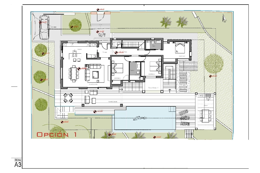 villa en Moraira en venta, superficie 261 m², ano de construccion 2023, aire acondicionado, parcela 810 m², 4 dormitorios, 3 banos, piscina, ref.: AM-12027DA-25