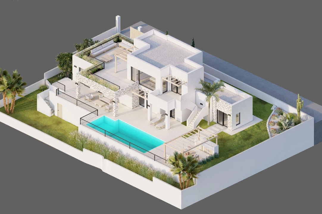 villa en Moraira en venta, superficie 261 m², ano de construccion 2023, aire acondicionado, parcela 810 m², 4 dormitorios, 3 banos, piscina, ref.: AM-12027DA-5