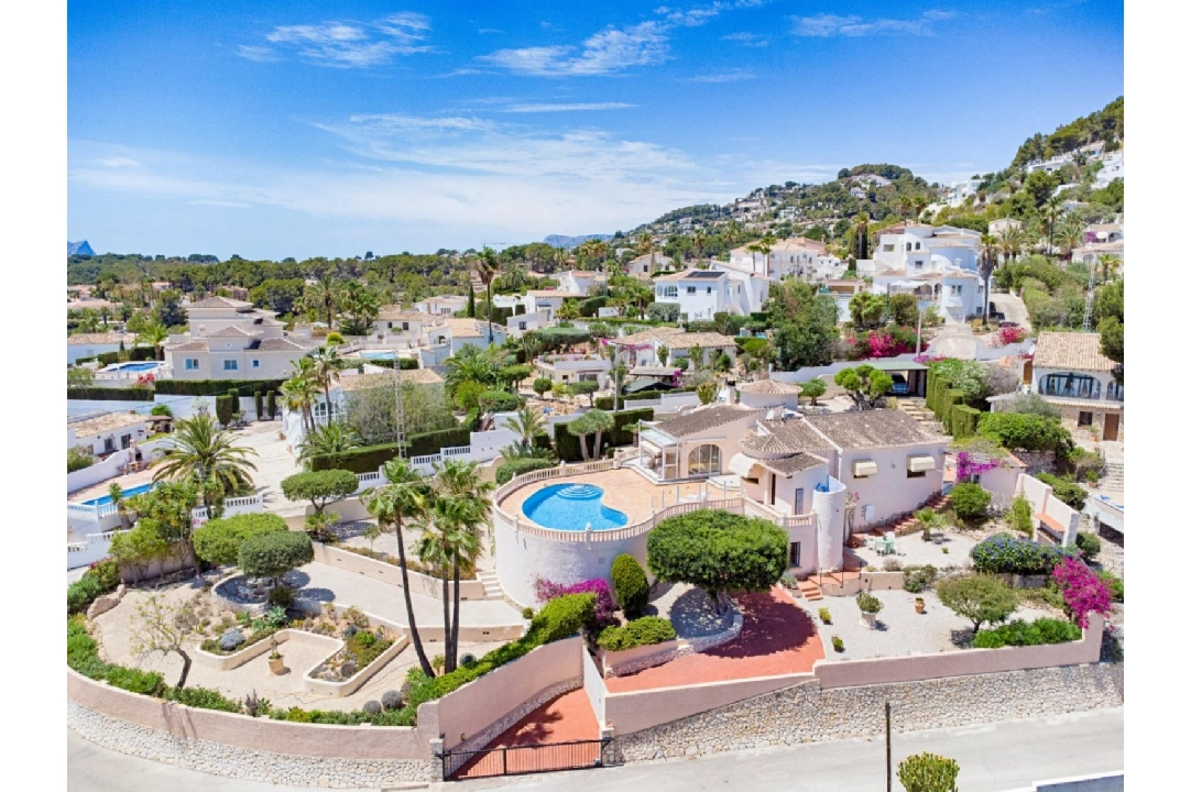 villa en Moraira en venta, superficie 293 m², ano de construccion 1998, aire acondicionado, parcela 1604 m², 5 dormitorios, 3 banos, piscina, ref.: AM-12096DA-10