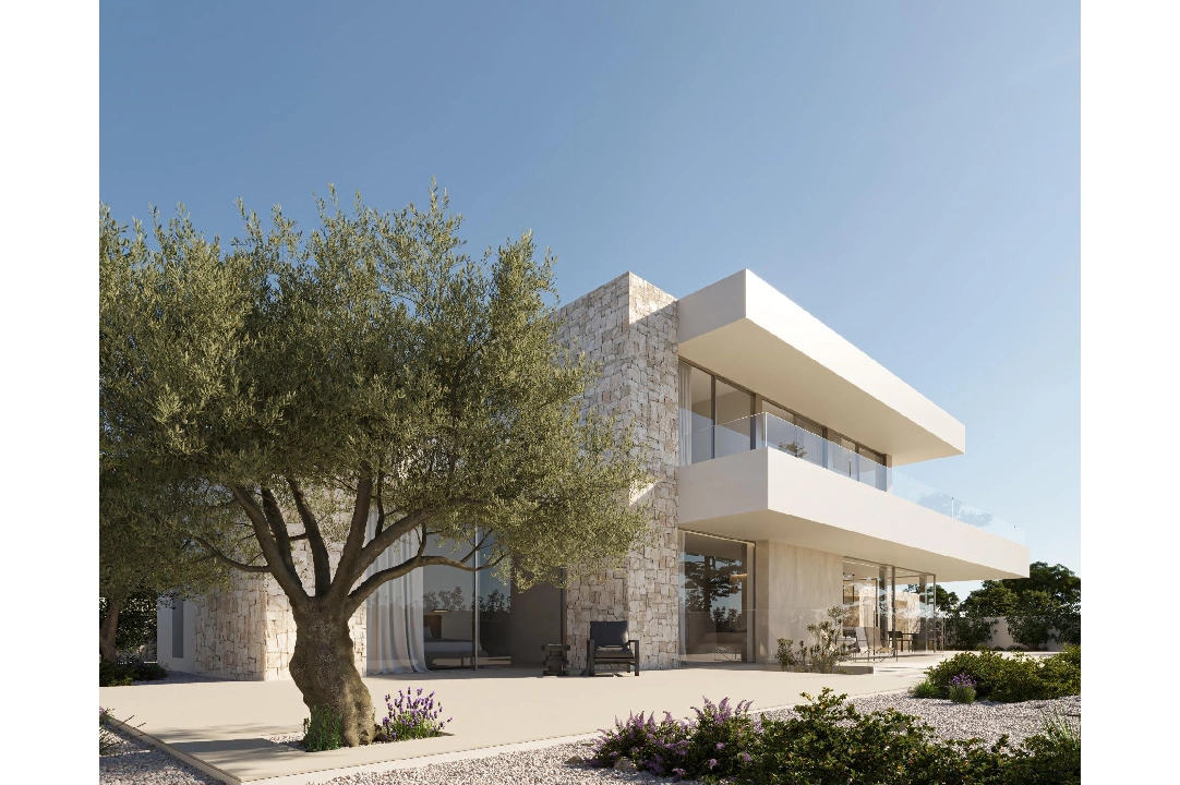 villa en Moraira en venta, superficie 482 m², ano de construccion 2024, aire acondicionado, parcela 809 m², 5 dormitorios, 4 banos, piscina, ref.: AM-12121DA-1