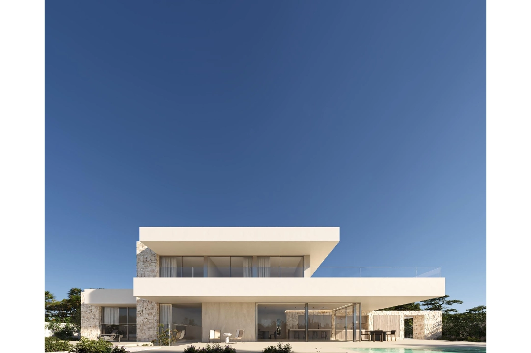 villa en Moraira en venta, superficie 482 m², ano de construccion 2024, aire acondicionado, parcela 809 m², 5 dormitorios, 4 banos, piscina, ref.: AM-12121DA-2