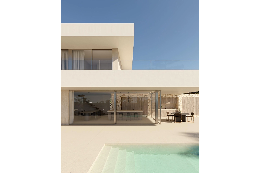 villa en Moraira en venta, superficie 482 m², ano de construccion 2024, aire acondicionado, parcela 809 m², 5 dormitorios, 4 banos, piscina, ref.: AM-12121DA-5