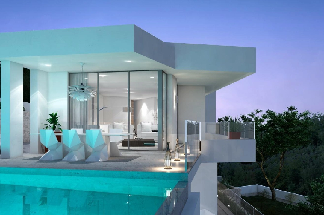 villa en Moraira en venta, superficie 286 m², ano de construccion 2024, aire acondicionado, parcela 800 m², 3 dormitorios, 2 banos, piscina, ref.: AM-12126DA-2