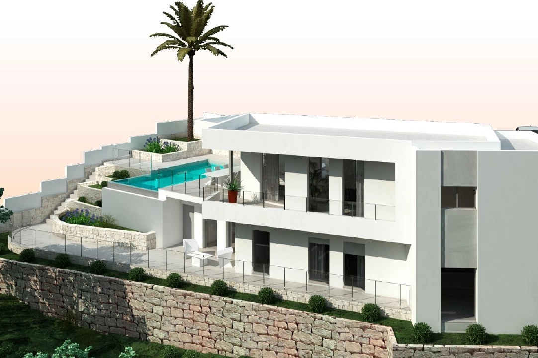 villa en Moraira en venta, superficie 286 m², ano de construccion 2024, aire acondicionado, parcela 800 m², 3 dormitorios, 2 banos, piscina, ref.: AM-12126DA-5