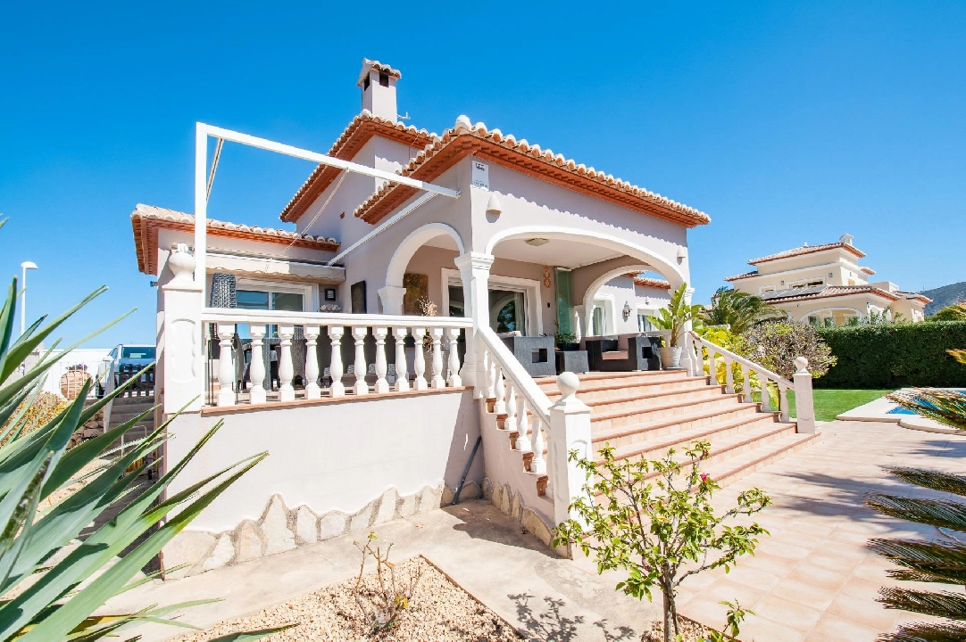 villa en Moraira en venta, superficie 132 m², ano de construccion 2006, aire acondicionado, parcela 803 m², 3 dormitorios, 2 banos, piscina, ref.: AM-12189DR-2