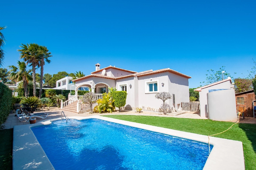 villa en Moraira en venta, superficie 132 m², ano de construccion 2006, aire acondicionado, parcela 803 m², 3 dormitorios, 2 banos, piscina, ref.: AM-12189DR-4