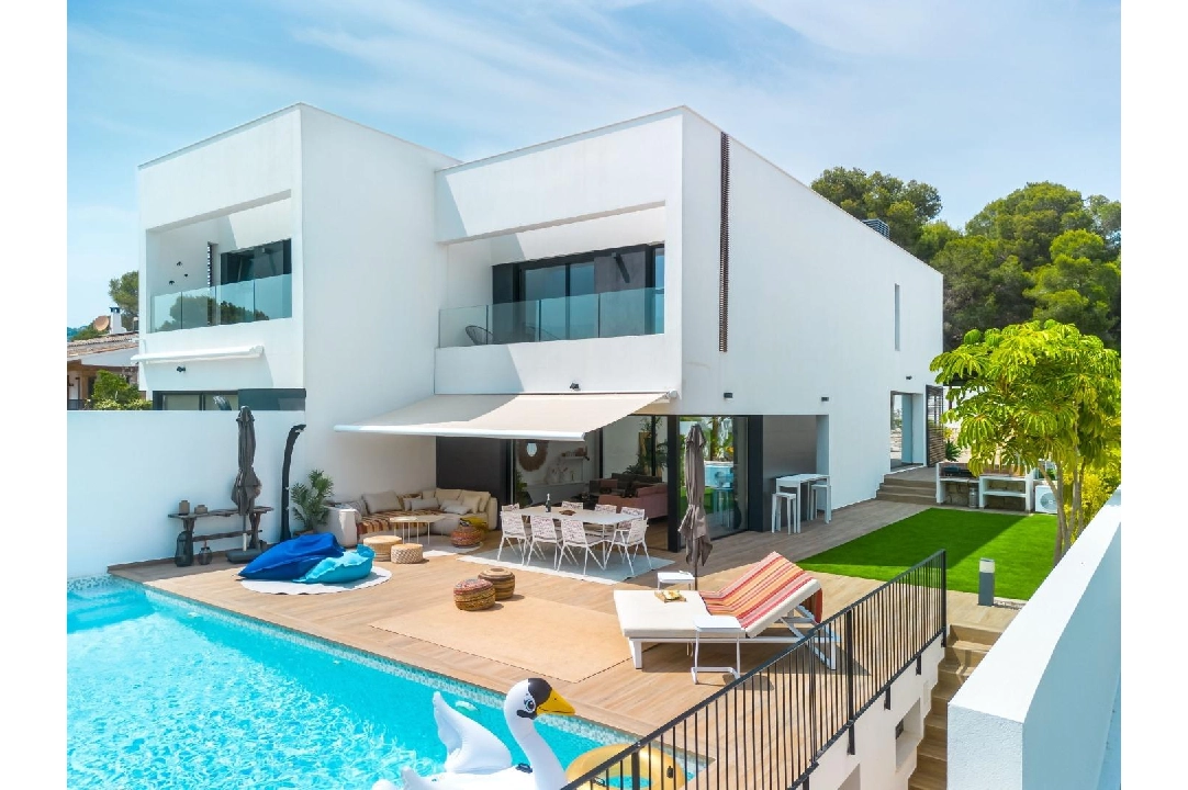 villa en Moraira en venta, superficie 182 m², aire acondicionado, parcela 500 m², 4 dormitorios, 3 banos, piscina, ref.: AM-12207DR-39