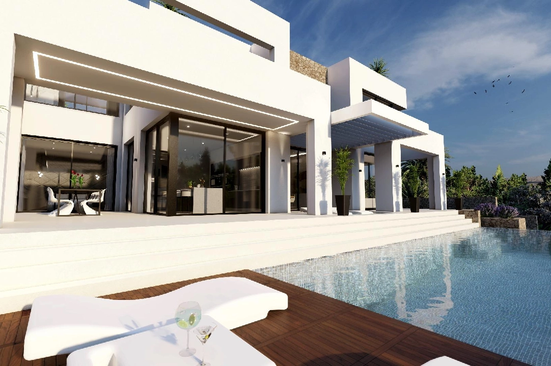 villa en Benissa en venta, superficie 547 m², ano de construccion 2024, aire acondicionado, parcela 1347 m², 4 dormitorios, 3 banos, piscina, ref.: AM-12239DA-10