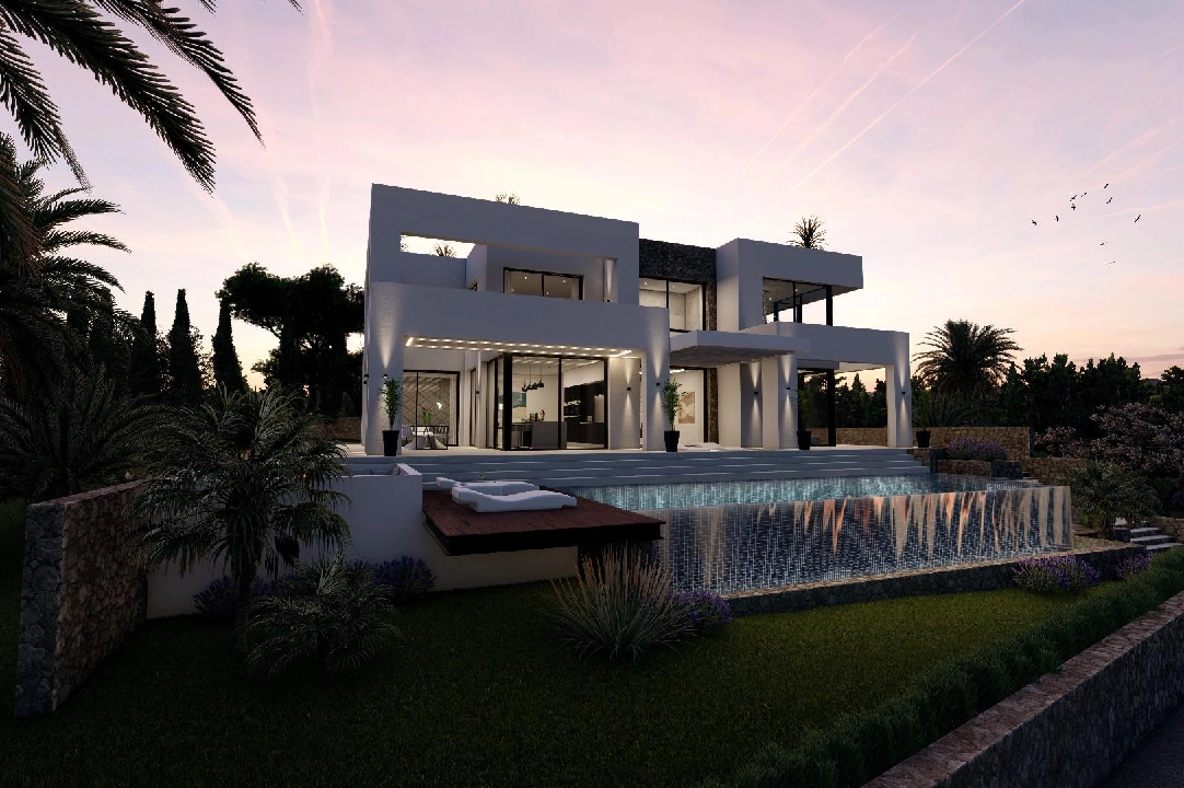 villa en Benissa en venta, superficie 547 m², ano de construccion 2024, aire acondicionado, parcela 1347 m², 4 dormitorios, 3 banos, piscina, ref.: AM-12239DA-28