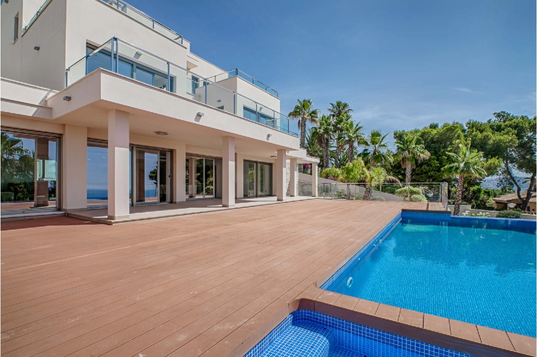 villa en Moraira en venta, superficie 547 m², ano de construccion 2014, aire acondicionado, parcela 1132 m², 4 dormitorios, 6 banos, piscina, ref.: AM-10630DA-1