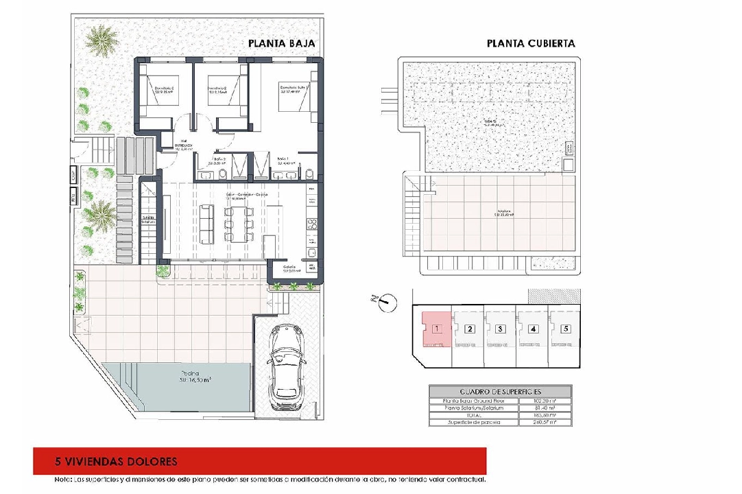 villa en Dolores en venta, superficie 183 m², estado first owner, parcela 220 m², 3 dormitorios, 2 banos, piscina, ref.: HA-DON-140-E01-23