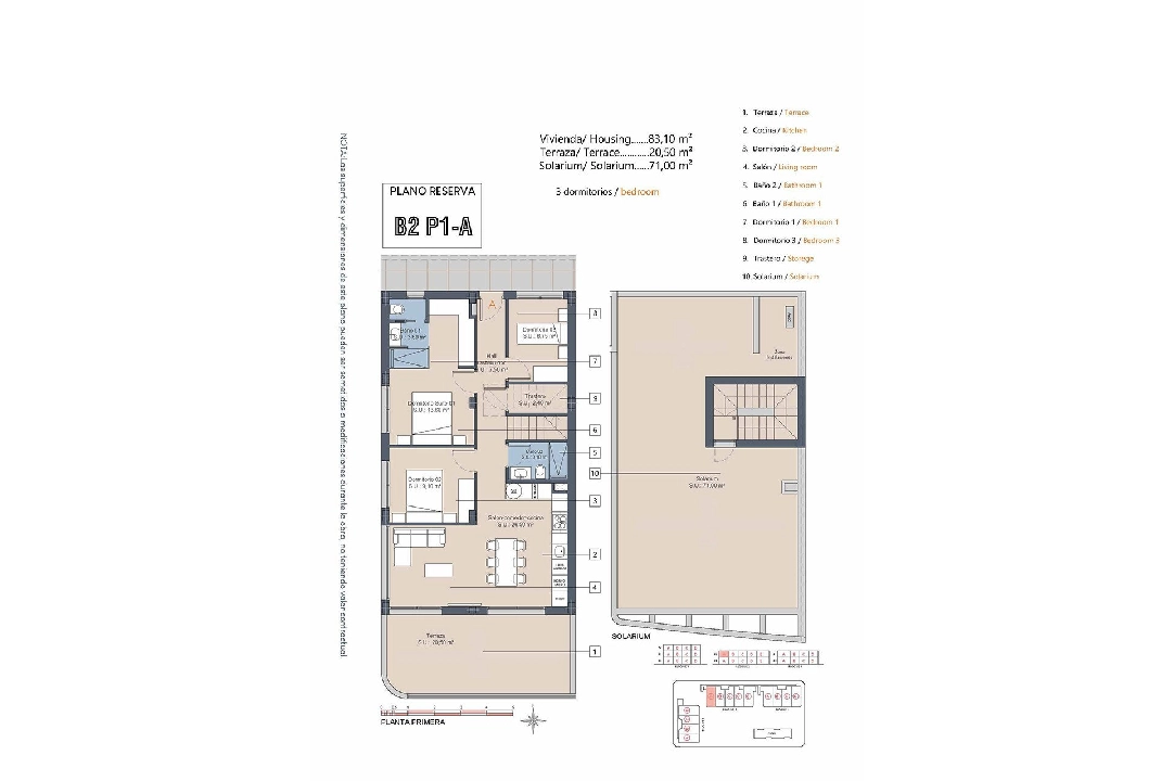 atico en Los Alcazares en venta, superficie 175 m², estado first owner, 3 dormitorios, 2 banos, piscina, ref.: HA-LAN-432-A04-17