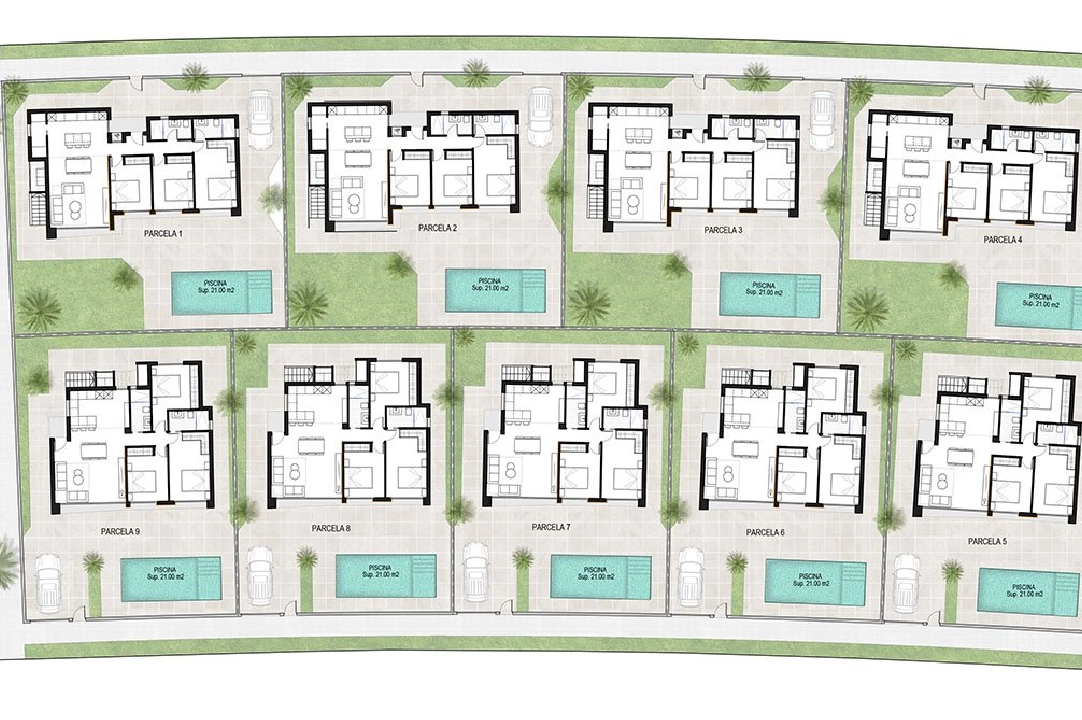 villa en Alhama de Murcia en venta, superficie 166 m², estado first owner, parcela 306 m², 3 dormitorios, 2 banos, ref.: HA-AHN-120-E02-3