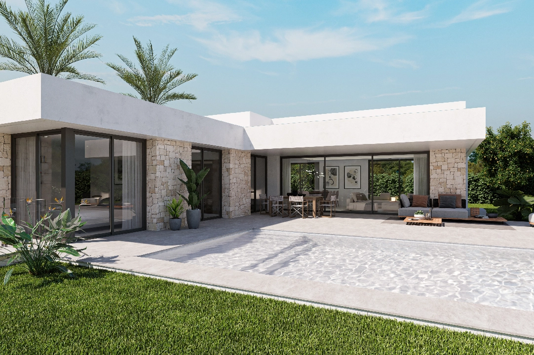 villa en Denia en venta, superficie 151 m², aire acondicionado, parcela 832 m², 3 dormitorios, 2 banos, piscina, ref.: UM-UV-ALCIPE-8