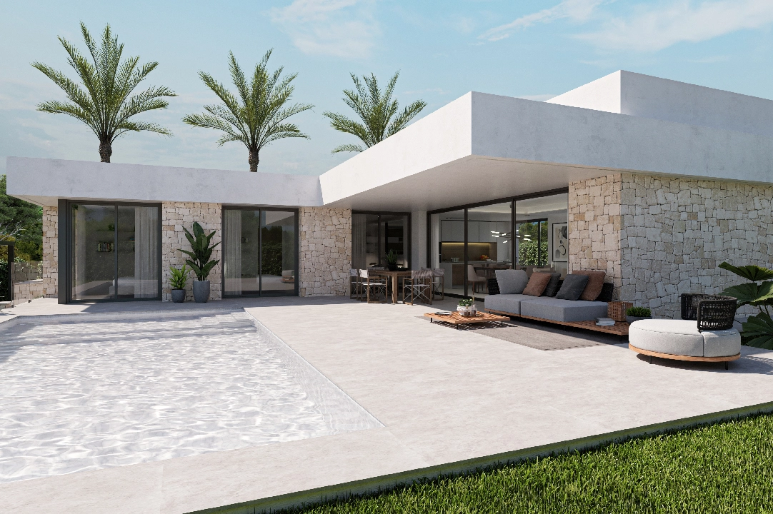 villa en Denia en venta, superficie 151 m², aire acondicionado, parcela 832 m², 3 dormitorios, 2 banos, piscina, ref.: UM-UV-ALCIPE-9