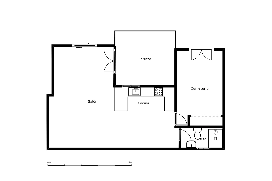 apartamento en Moraira(Moraira) en venta, superficie 66 m², 1 dormitorios, 1 banos, ref.: CA-A-1802-AMBE-21