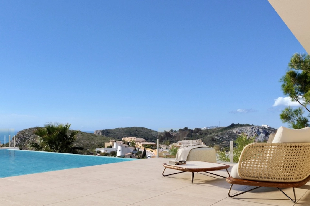 villa en Benitachell(La Cumbre del Sol) en venta, superficie 430 m², aire acondicionado, parcela 825 m², 3 dormitorios, 3 banos, piscina, ref.: CA-H-1809-AMB-2