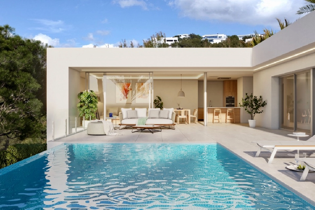 villa en Benitachell(La Cumbre del Sol) en venta, superficie 430 m², aire acondicionado, parcela 825 m², 3 dormitorios, 3 banos, piscina, ref.: CA-H-1809-AMB-6