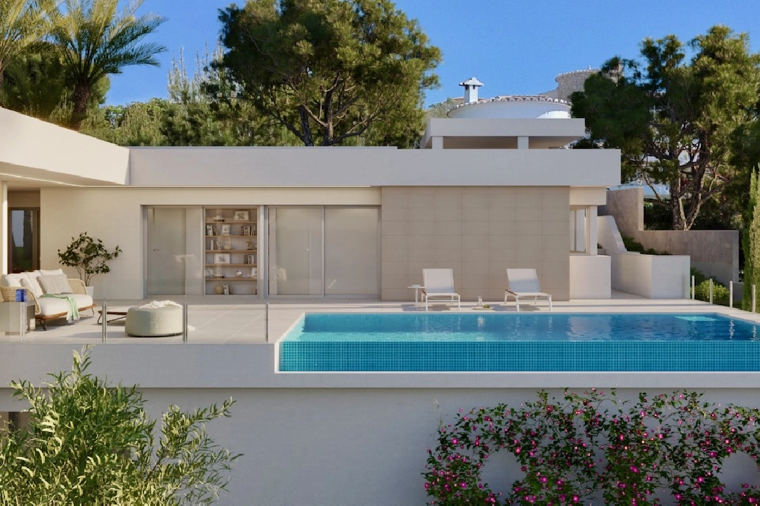 villa en Benitachell(La Cumbre del Sol) en venta, superficie 430 m², aire acondicionado, parcela 825 m², 3 dormitorios, 3 banos, piscina, ref.: CA-H-1809-AMB-7