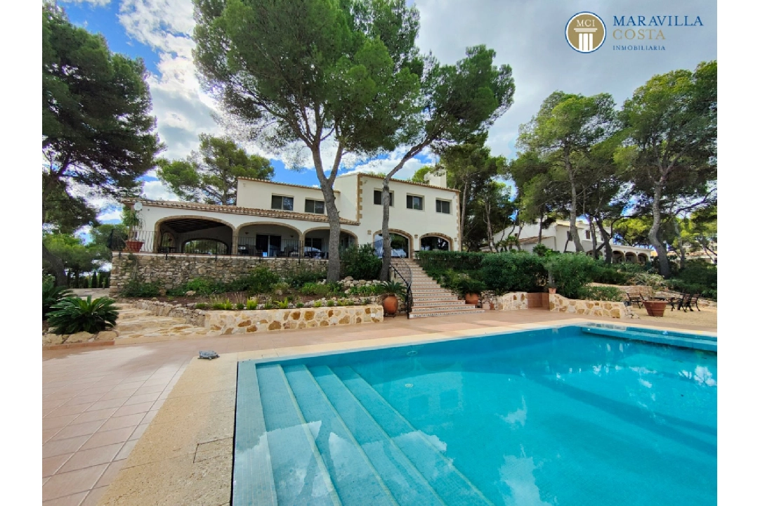 villa en Javea(Costa Nova) en venta, superficie 378 m², + calefaccion suelo, aire acondicionado, parcela 3063 m², 5 dormitorios, 5 banos, piscina, ref.: MV-P-2507-1