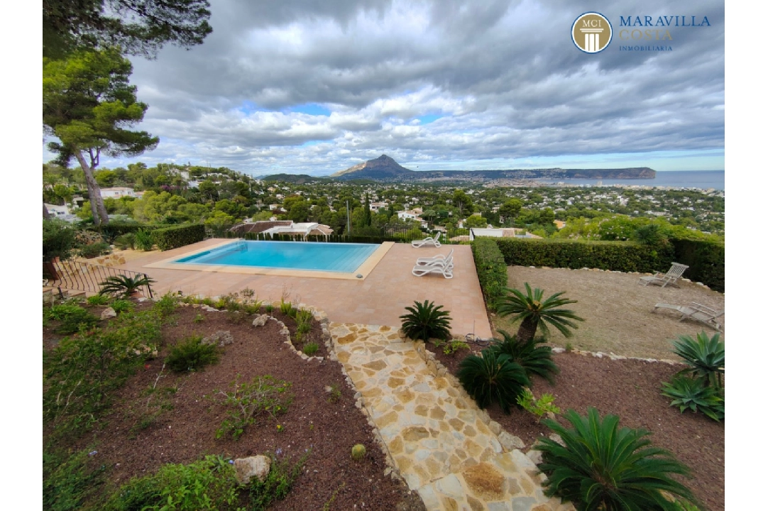 villa en Javea(Costa Nova) en venta, superficie 378 m², + calefaccion suelo, aire acondicionado, parcela 3063 m², 5 dormitorios, 5 banos, piscina, ref.: MV-P-2507-8