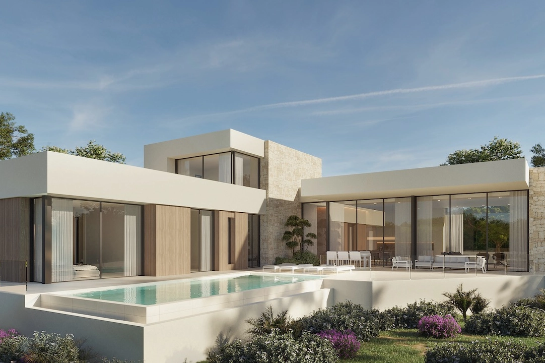 villa en Moraira(Moravit) en venta, superficie 320 m², aire acondicionado, parcela 1035 m², 4 dormitorios, 4 banos, piscina, ref.: CA-H-1811-AMB-2