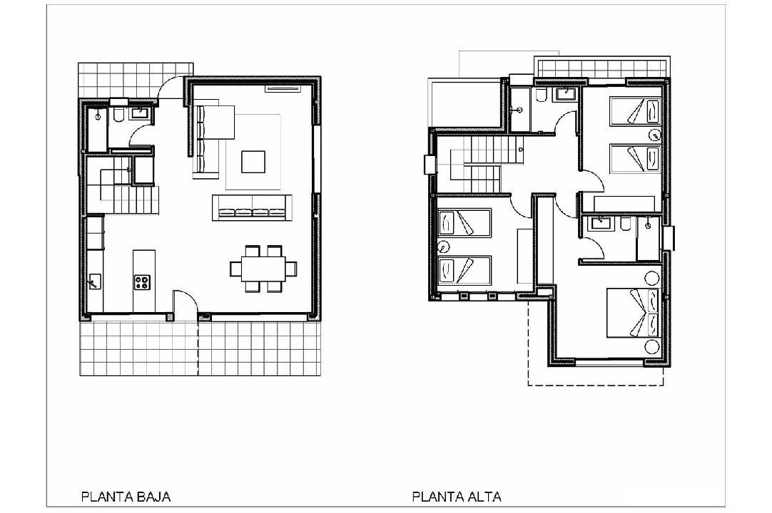 villa en Denia en venta, superficie 155 m², estado first owner, aire acondicionado, parcela 220 m², 3 dormitorios, 3 banos, piscina, ref.: HA-DEN-110-E03-5