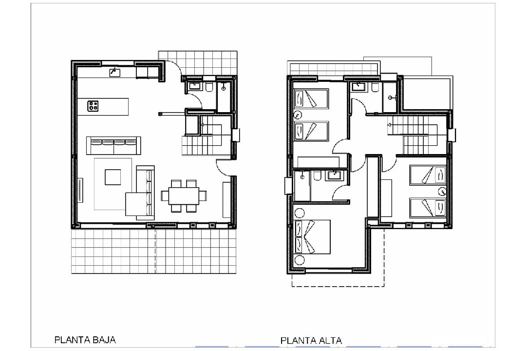 villa en Denia en venta, superficie 155 m², estado first owner, aire acondicionado, parcela 220 m², 3 dormitorios, 3 banos, piscina, ref.: HA-DEN-110-E03-6