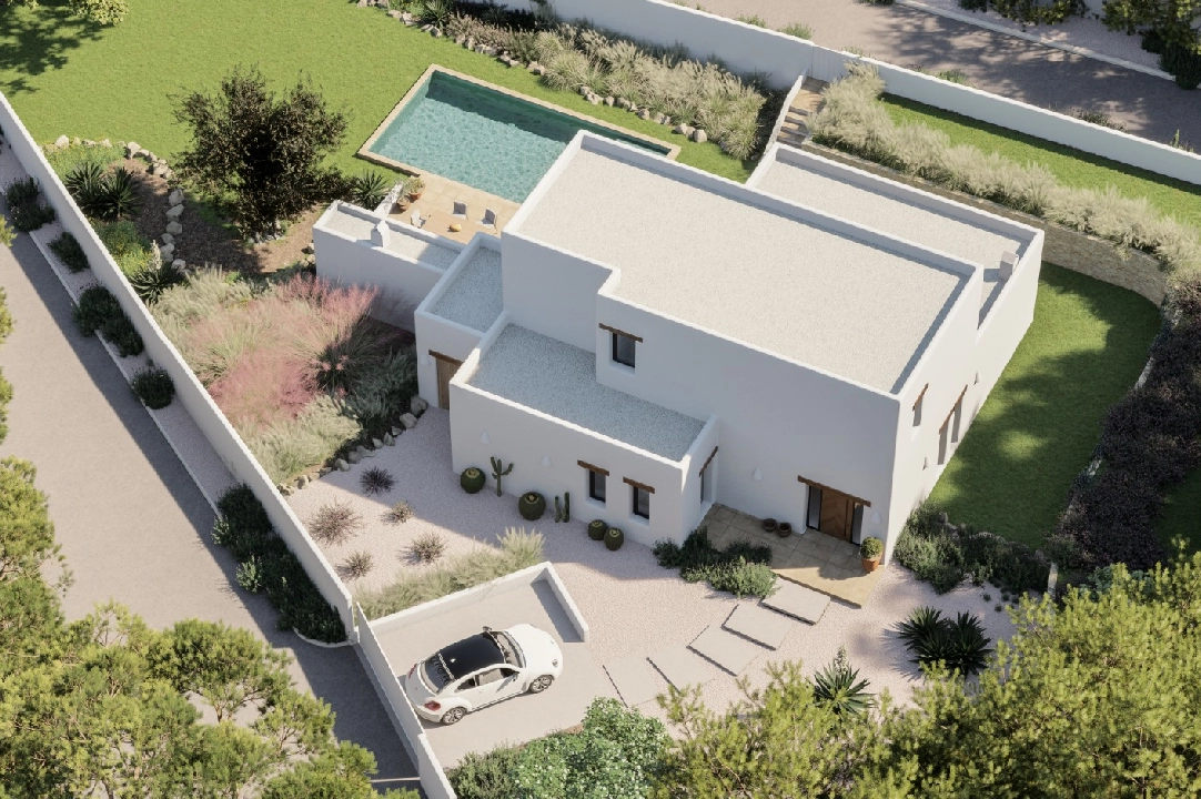 villa en Moraira(Cap Blanc) en venta, superficie 180 m², aire acondicionado, parcela 1056 m², 3 dormitorios, 4 banos, piscina, ref.: CA-H-1699-AMBI-1