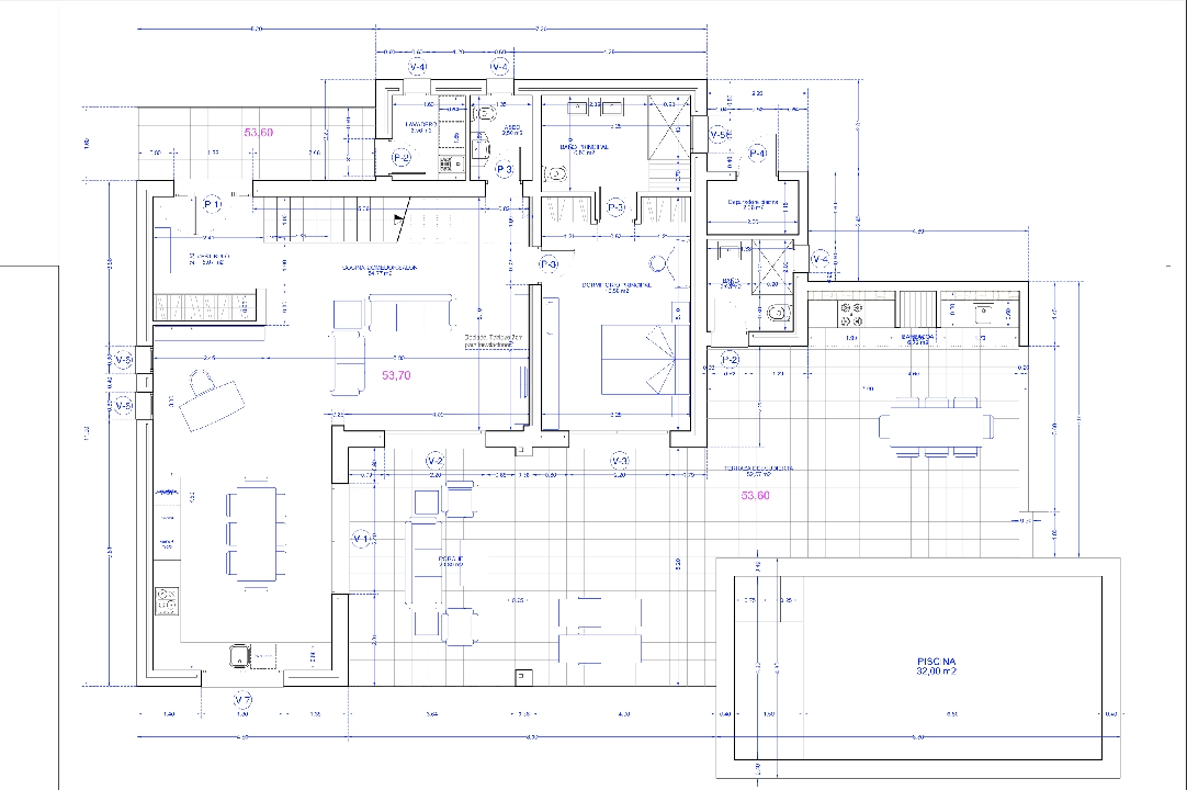 villa en Moraira(Cap Blanc) en venta, superficie 180 m², aire acondicionado, parcela 1056 m², 3 dormitorios, 4 banos, piscina, ref.: CA-H-1699-AMBI-15