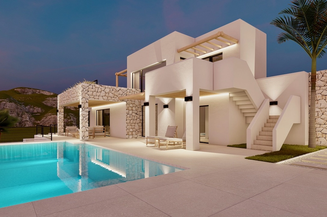 villa en Moraira(Pinar del Advocat) en venta, superficie 265 m², parcela 810 m², 4 dormitorios, 3 banos, piscina, ref.: CA-H-1822-AMBI-1