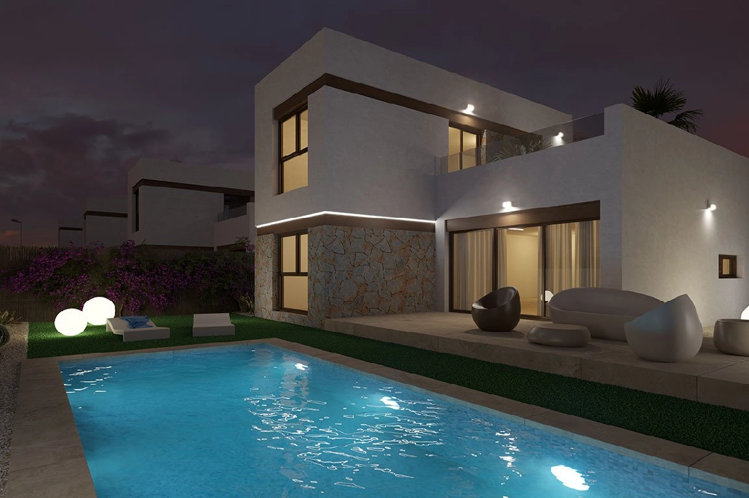 villa en Algorfa en venta, superficie 198 m², estado first owner, + fussboden, aire acondicionado, parcela 308 m², 3 dormitorios, 2 banos, piscina, ref.: HA-ARN-109-E01-12