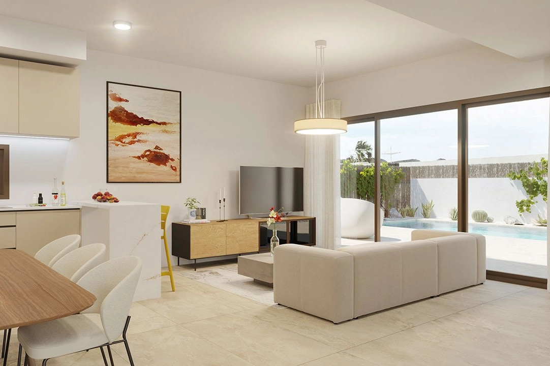 villa en Algorfa en venta, superficie 198 m², estado first owner, + fussboden, aire acondicionado, parcela 308 m², 3 dormitorios, 2 banos, piscina, ref.: HA-ARN-109-E01-4