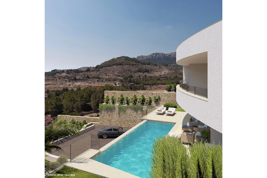 villa en Calpe(Empedrola) en venta, superficie 335 m², aire acondicionado, parcela 1042 m², 4 dormitorios, 4 banos, piscina, ref.: CA-H-1826-AMB-1