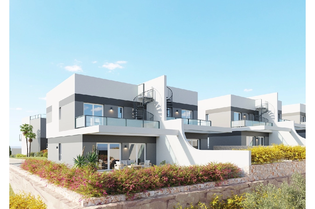 casa de pueblo en Finestrat(Finestrat) en venta, superficie 128 m², aire acondicionado, parcela 275 m², 4 dormitorios, 2 banos, piscina, ref.: CA-B-1828-AMB-1