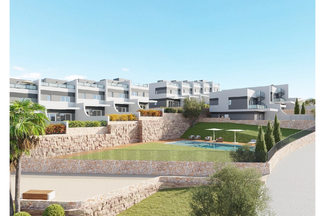 casa de pueblo en Finestrat(Finestrat) en venta, superficie 128 m², aire acondicionado, parcela 275 m², 4 dormitorios, 2 banos, piscina, ref.: CA-B-1828-AMB-18