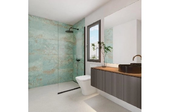Erdgeschoss Apartment in Torrevieja zu verkaufen, Wohnfläche 90 m², Zustand Erstbezug, + fussboden, Klimaanlage, 2 Schlafzimmer, 2 Badezimmer, Pool, ref.: HA-TON-162-A01-7