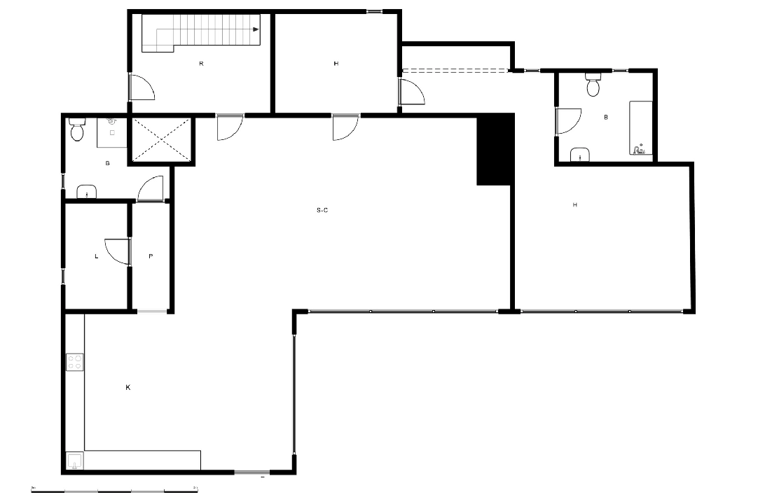 villa en Moraira(Camarrocha) en venta, superficie 261 m², aire acondicionado, parcela 831 m², 3 dormitorios, 3 banos, piscina, ref.: CA-H-1670-AMB-18