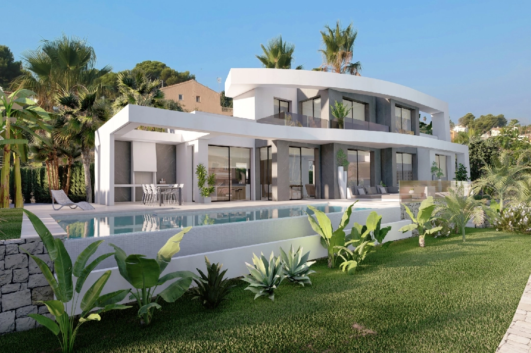 villa en Benissa(La Fustera) en venta, superficie 621 m², aire acondicionado, parcela 1250 m², 4 dormitorios, 6 banos, piscina, ref.: CA-H-1834-AMB-1