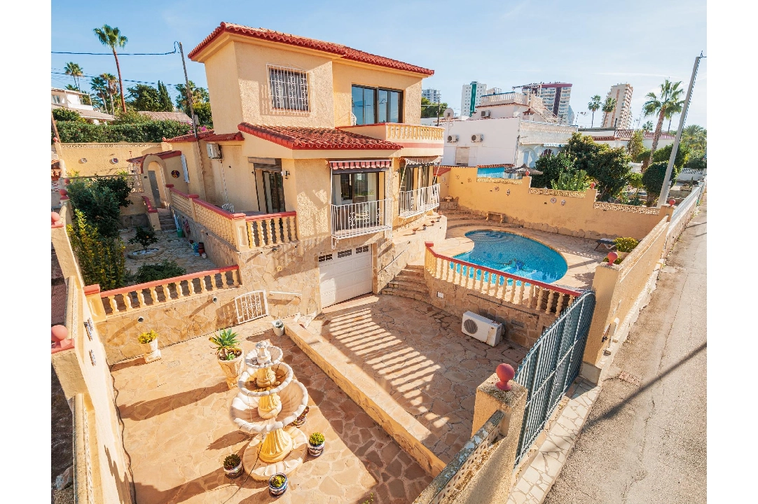 villa en Calpe(Playa De La Fossa) en venta, superficie 195 m², aire acondicionado, parcela 500 m², 3 dormitorios, 3 banos, piscina, ref.: COB-3496-10535-23